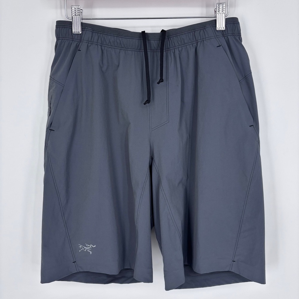 Arcteryx Aptin Shorts Mens Small Grey Performance Trail Running Hiking Athletic